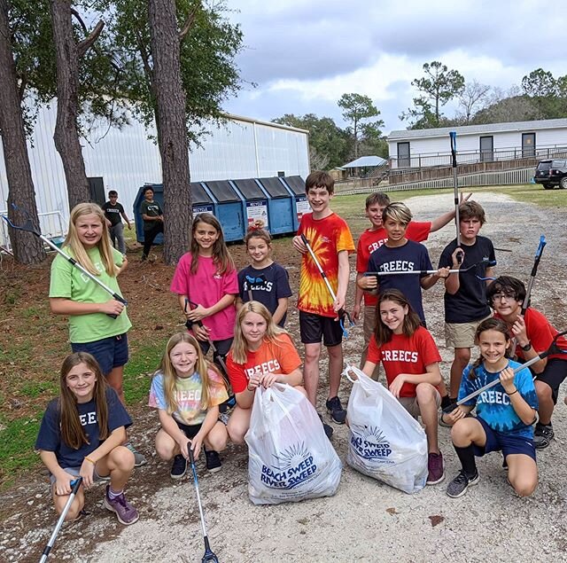 6th grade took advantage of the weather and cleaned up the ditches on Kit Hall Road. Can't believe how much trash we found in such a short distance!!