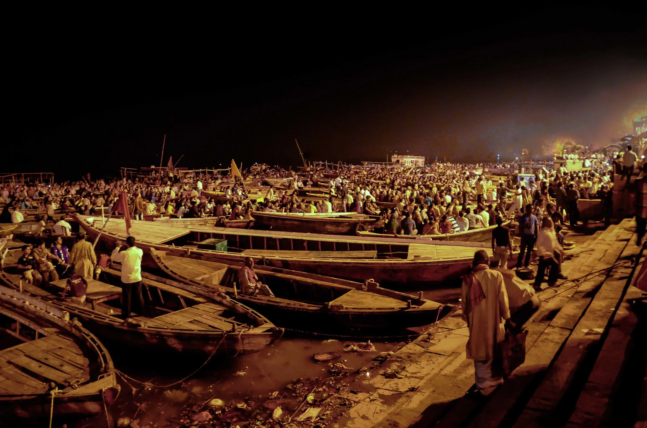 Evening Memorial Tribute 1, Varanasi, India 2012