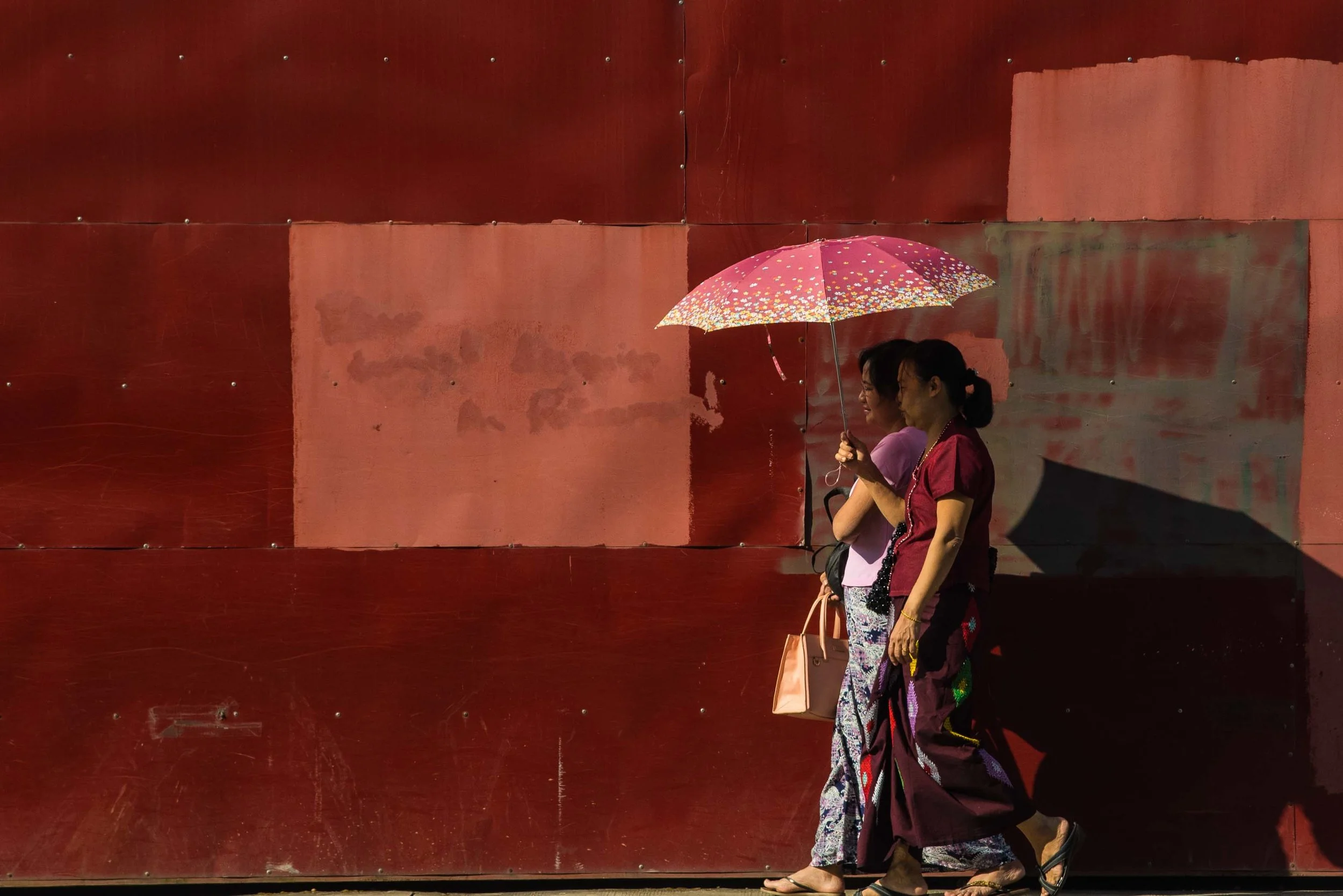 Strolling. Yangon, Myanmar 2015