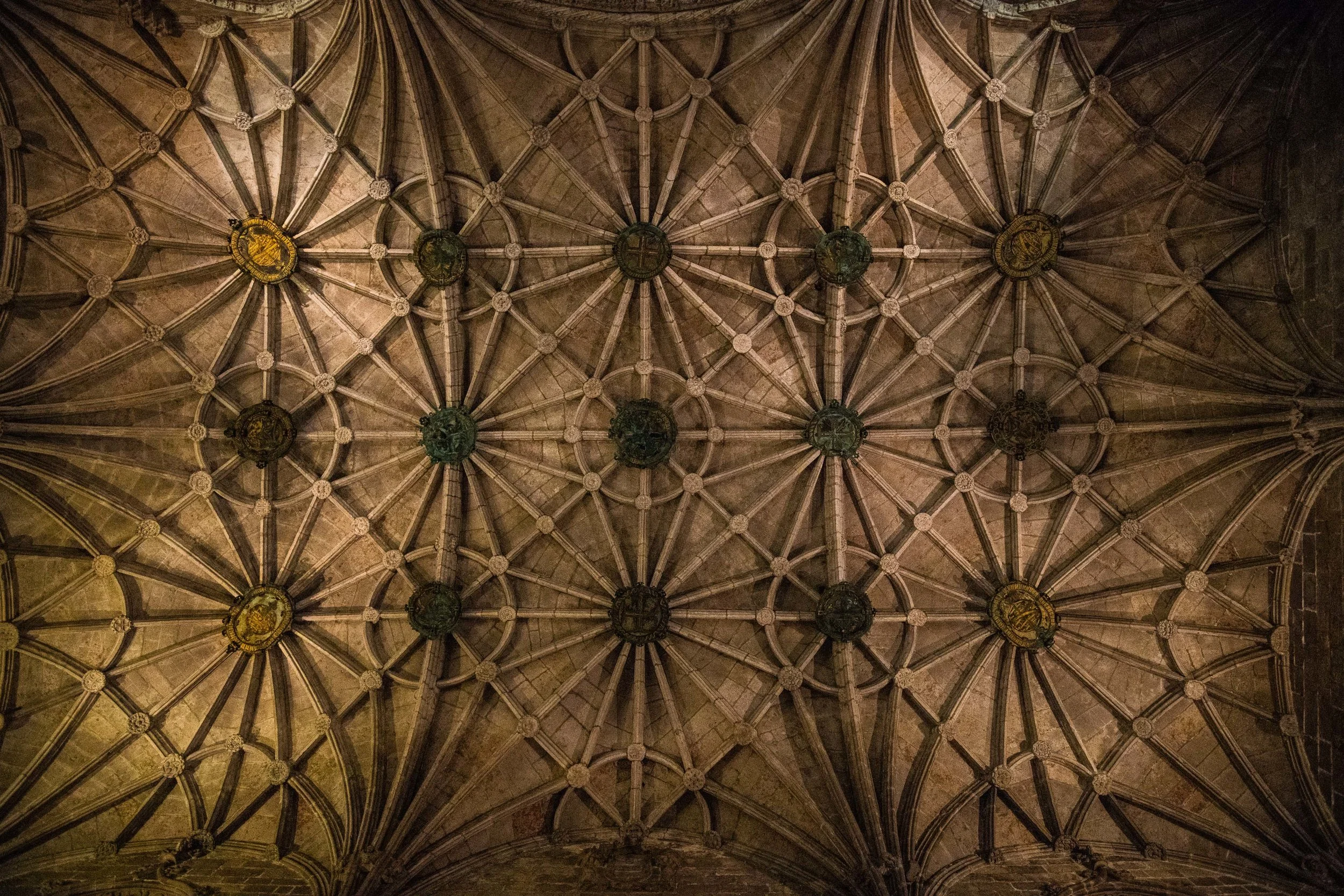 Patterns- Ceiling, Jeronimos Monastery, Lisbon, Portugal 2018