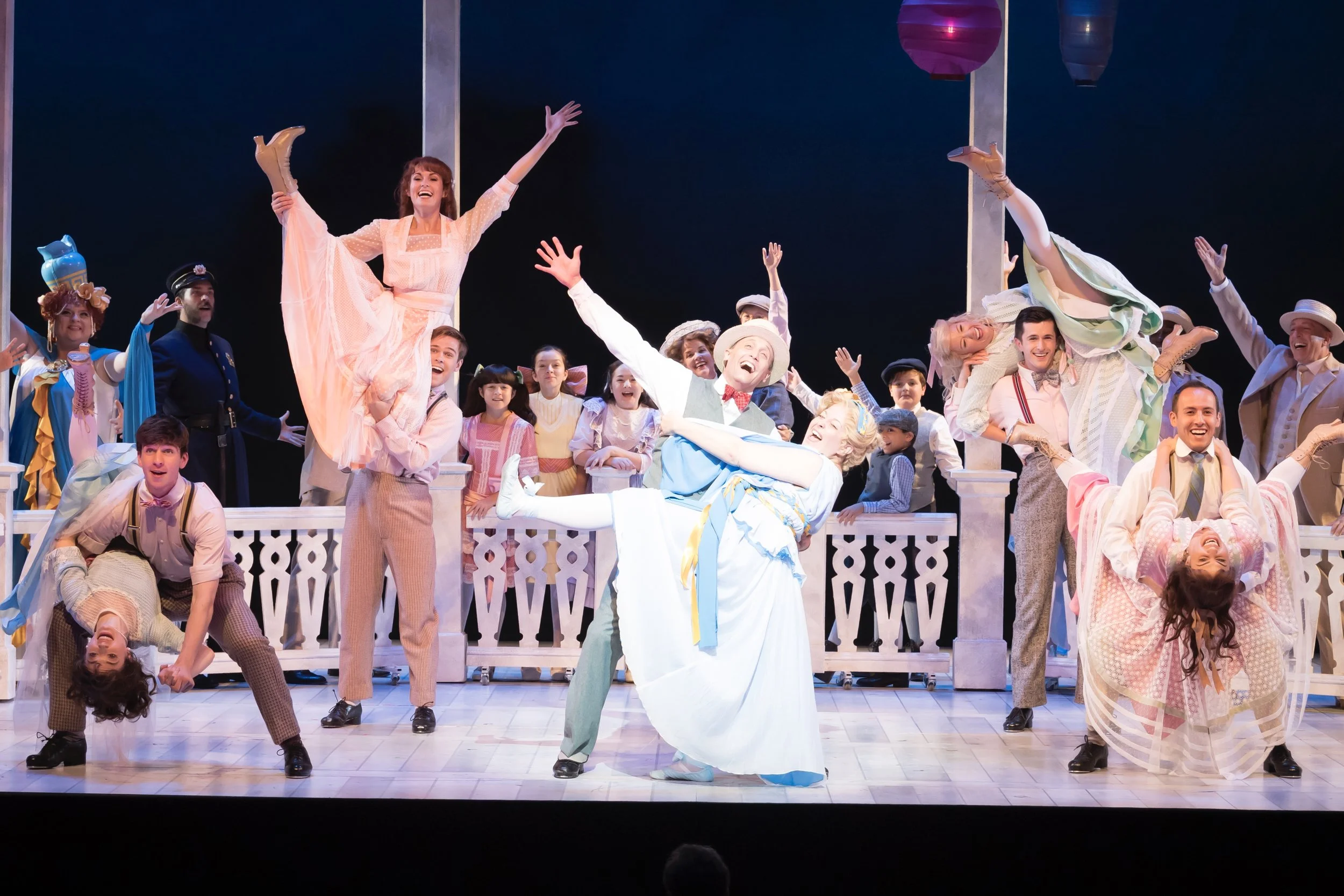 Company of The Music Man at The Asolo Repertory Theatre. Photo by Cliff Roles.