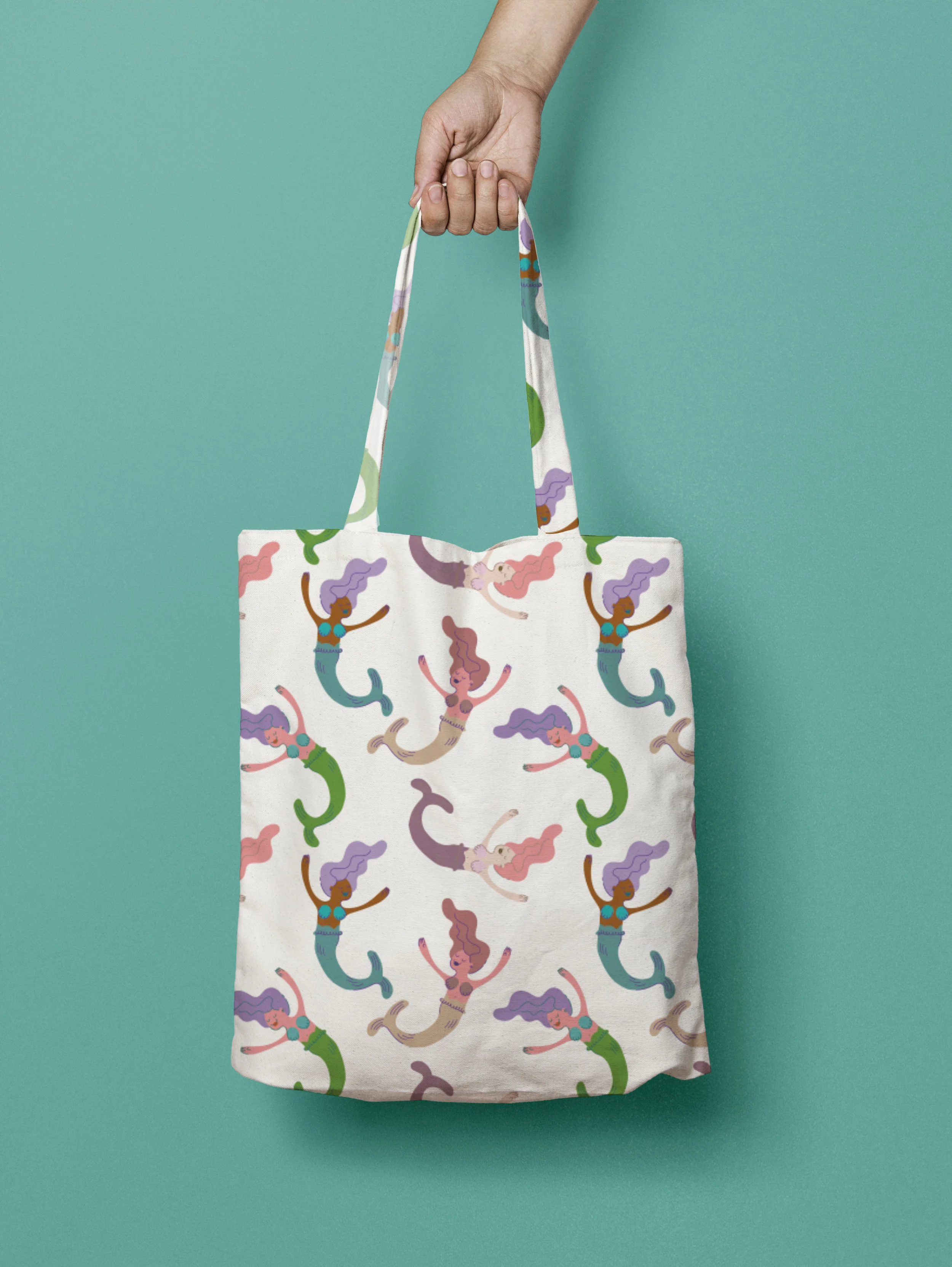 mermaid tote