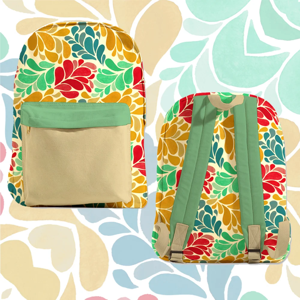 floral backpack concept