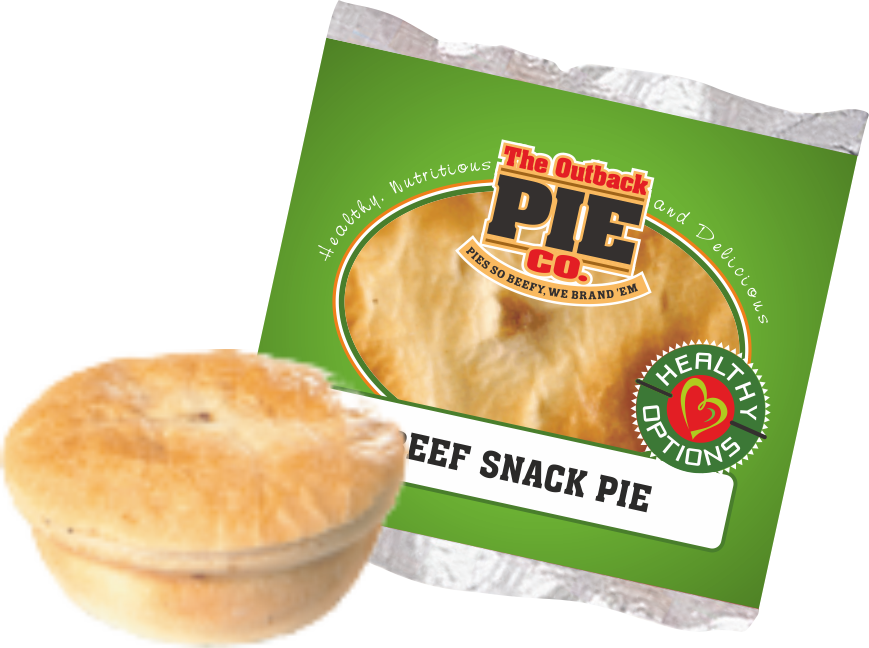 Healthy Options Snack Beef Pie The Outback Pie Co