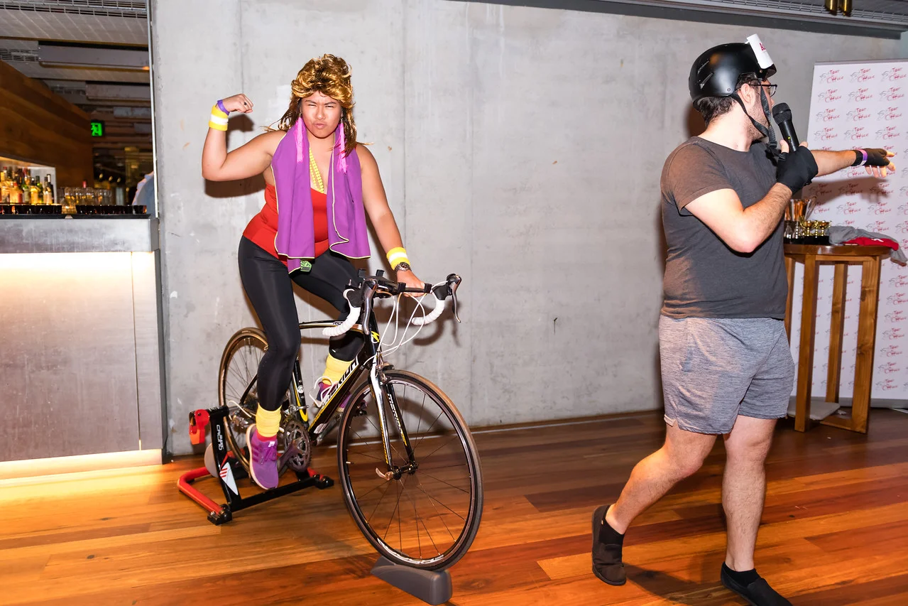Wearing mullet wig on bike.jpg
