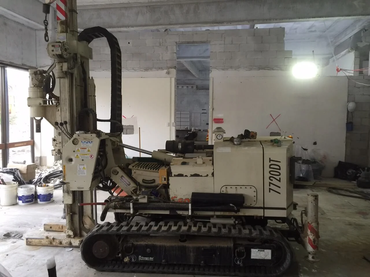 Dallas Brooks redevelopment soil boring.