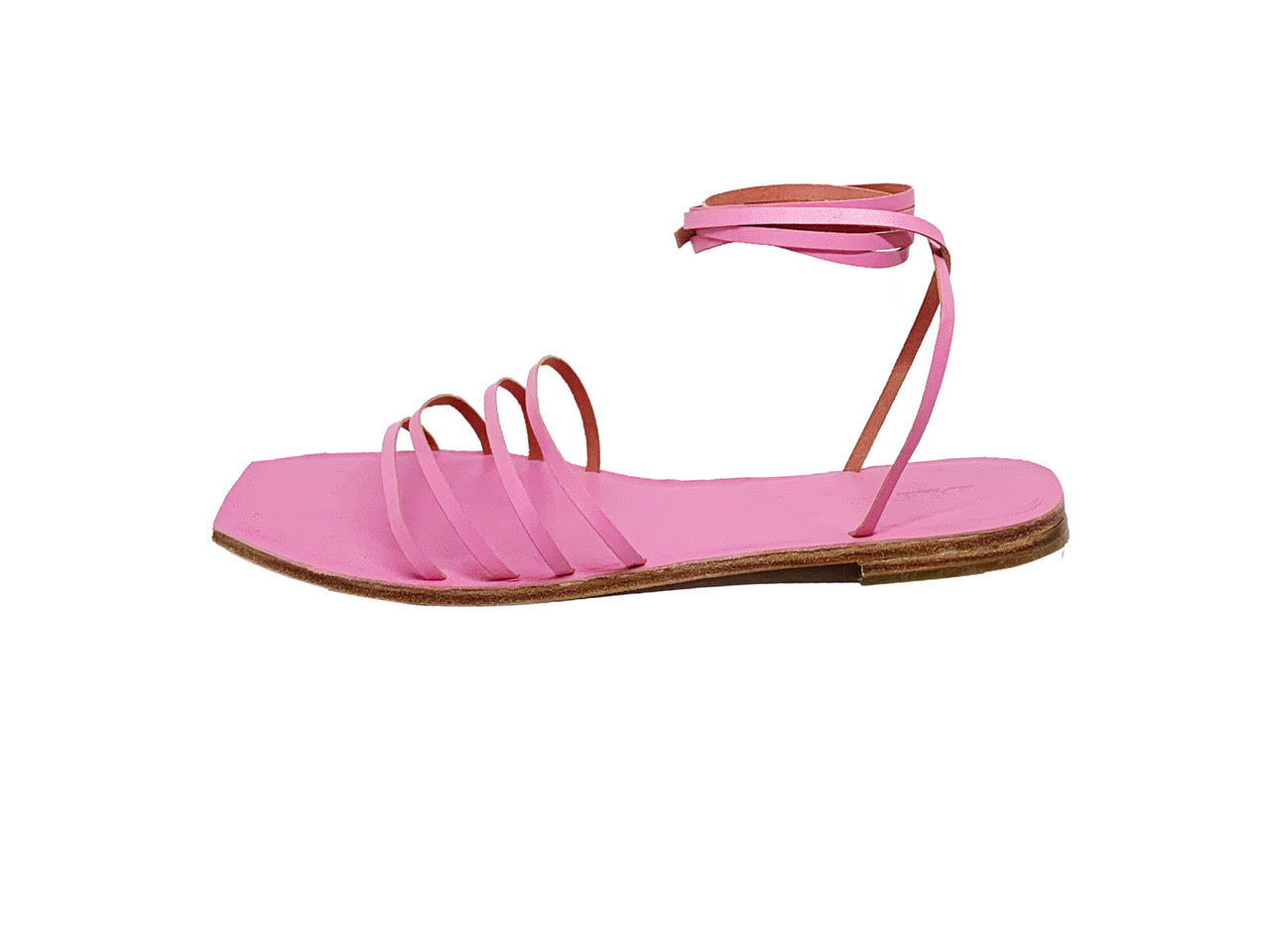 Francisco linear leather sandals — D'Arçé Sandals