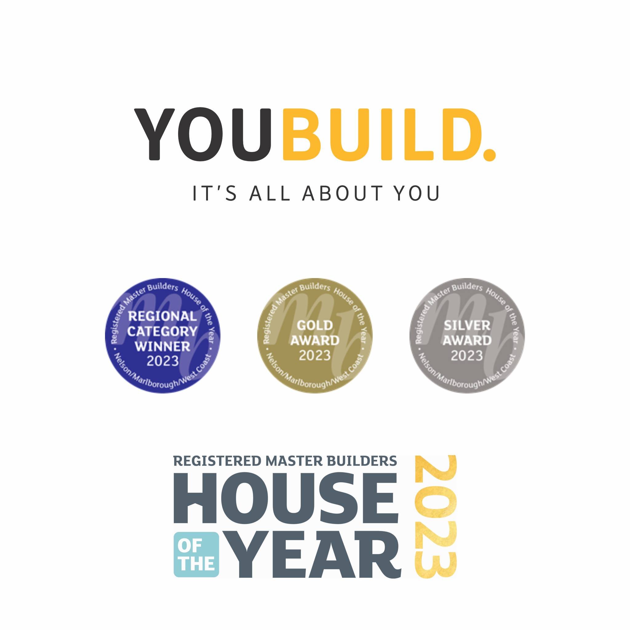 We were super chuffed to take away 3 awards at the ouse of the Year 2023 Master Builder Awards. We won a Gold and Regional Category Winner Award in the New Home $500,000.00 - $750,000.00 CATEGORY for our project in Tahunanui and a Silver Award in the