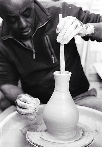 The master himself at work