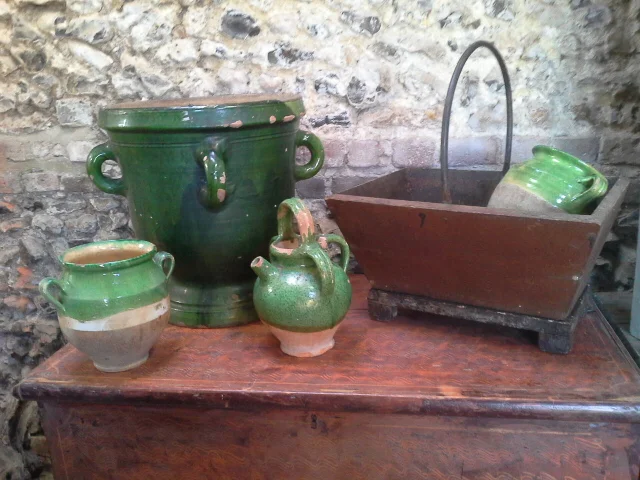 Always a selection of country pieces, perfect for flowers and plants!
