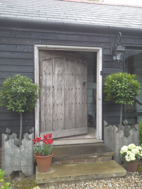 A pair of gothic style planters. £450 the pair.