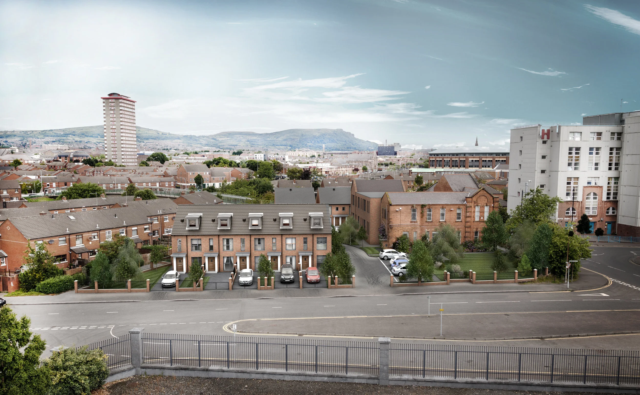 Proposed view from Citylink Business Park