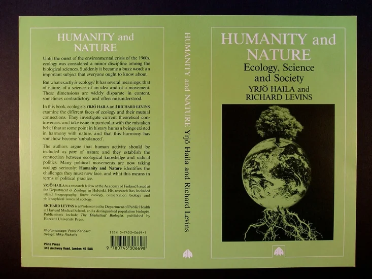 Humanity and Nature: Process and Pattern in Ecology