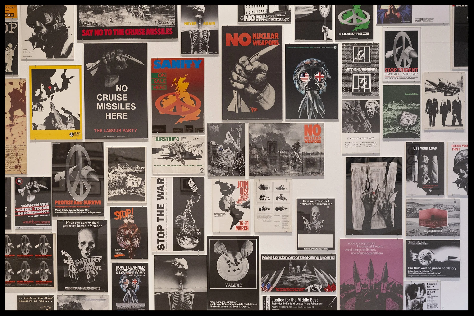 Wall of posters