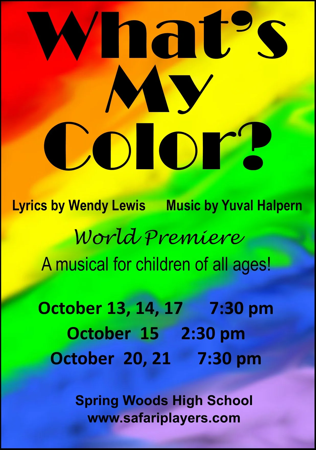 Spring Woods HS - "What's My Color?" - 10-14-2016