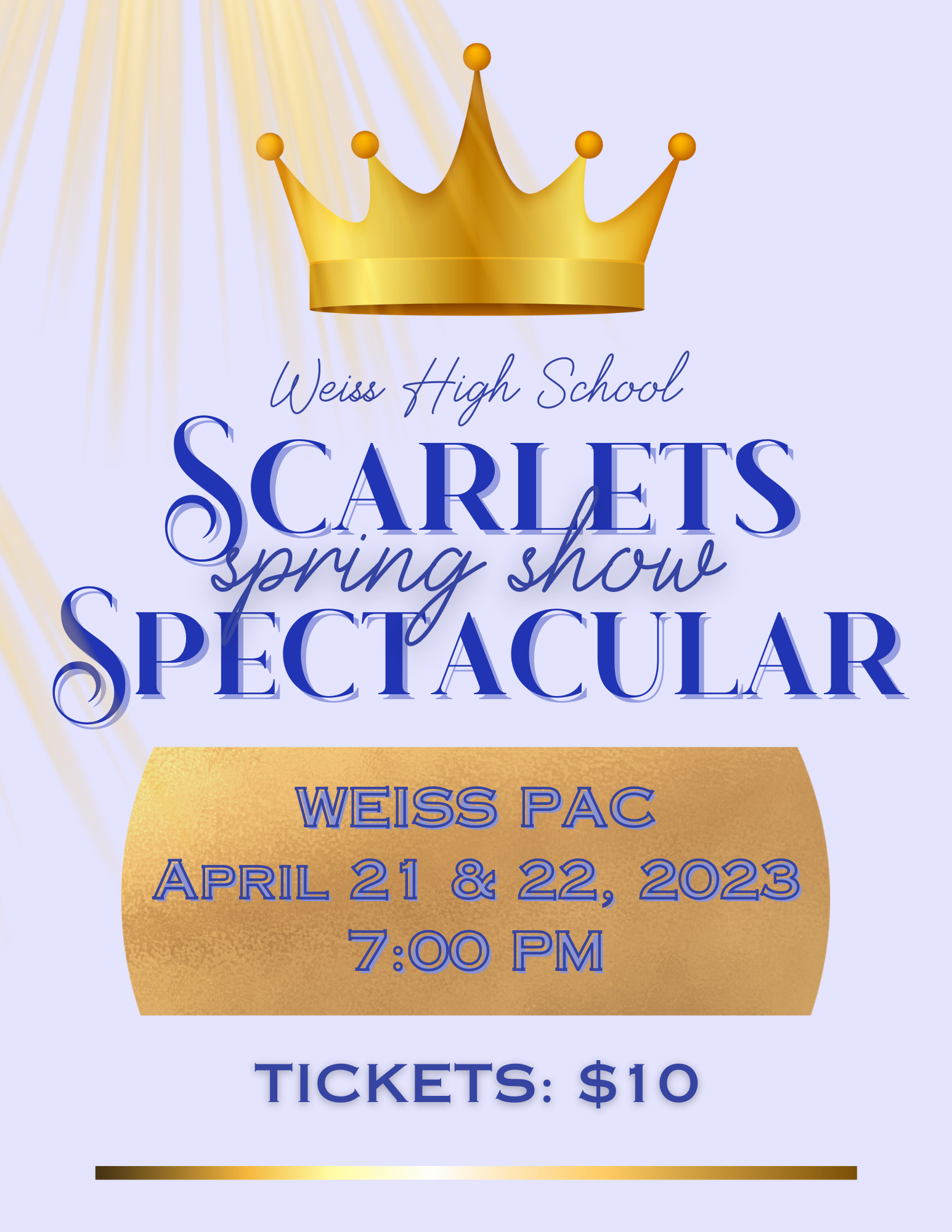 Scarlets Spring Show Program Cover 2023.png