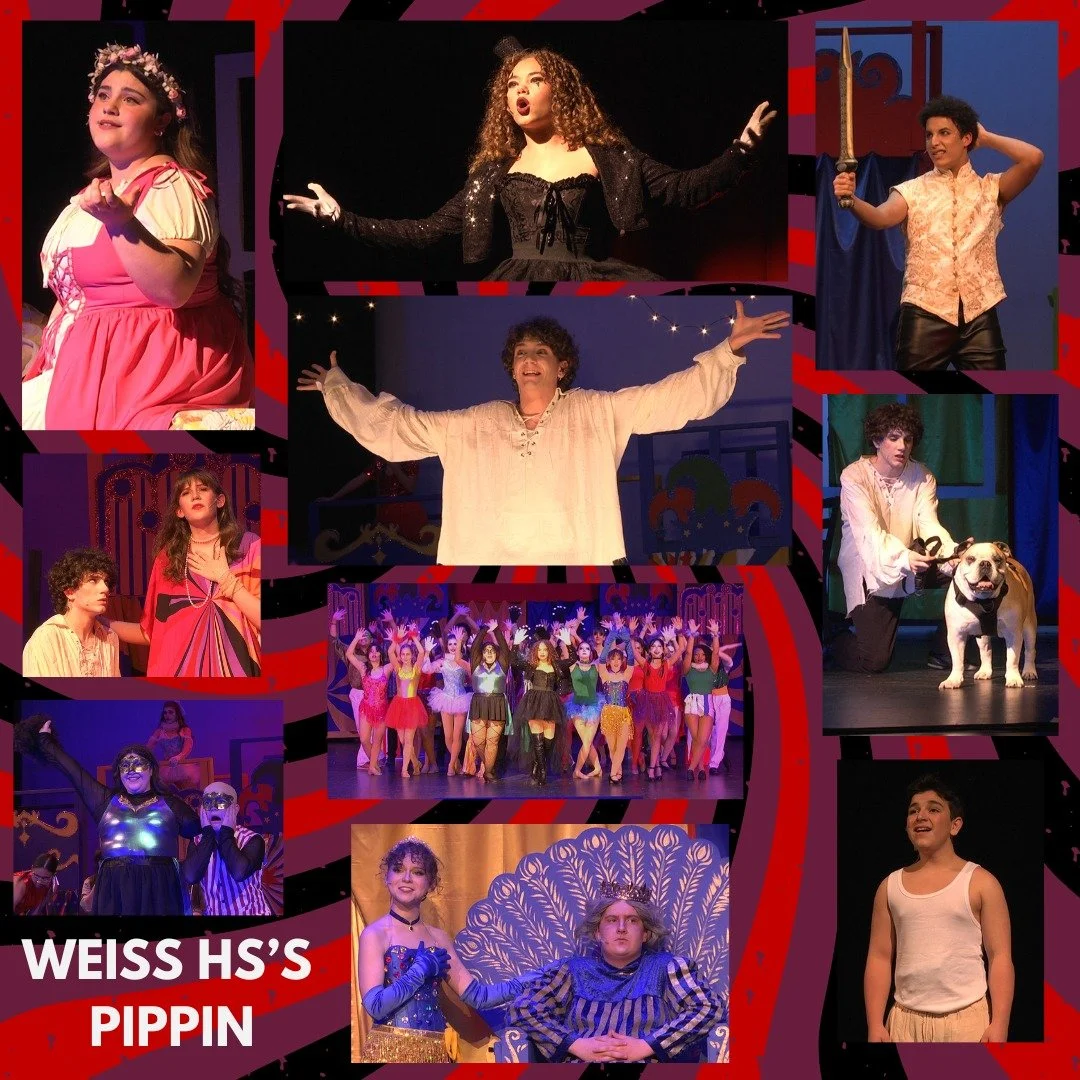 Weiss High School shined bright last year in their production of "Pippin"!🎪 Tonight it's "Alice by Heart" and we're so excited! See you there!🎭