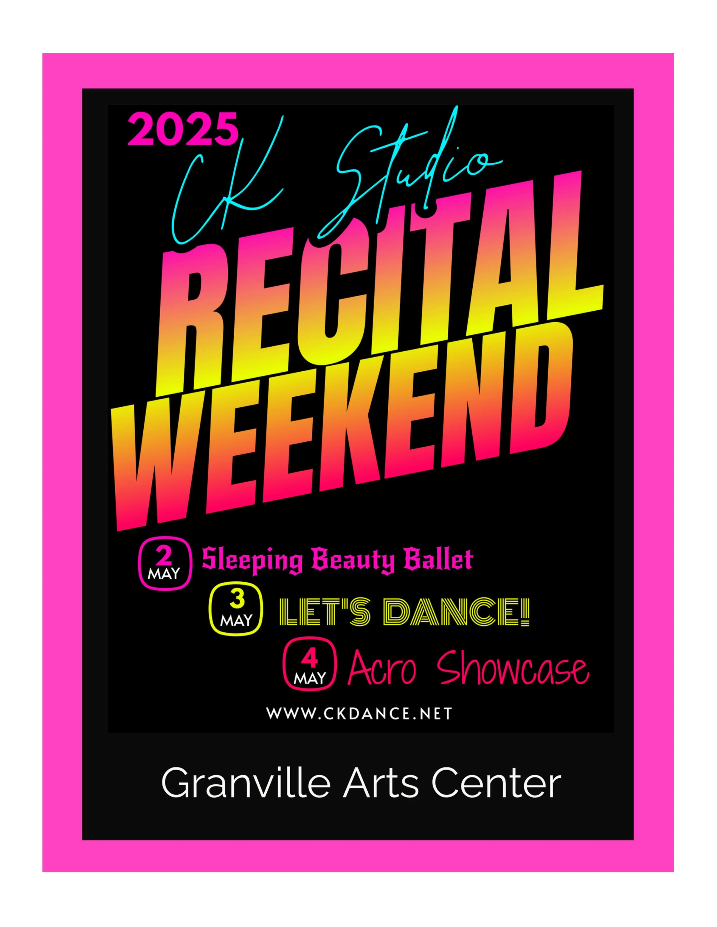 CK Dance - Sleeping Beauty & Recital - 05-02-2025 & 05-03-2025