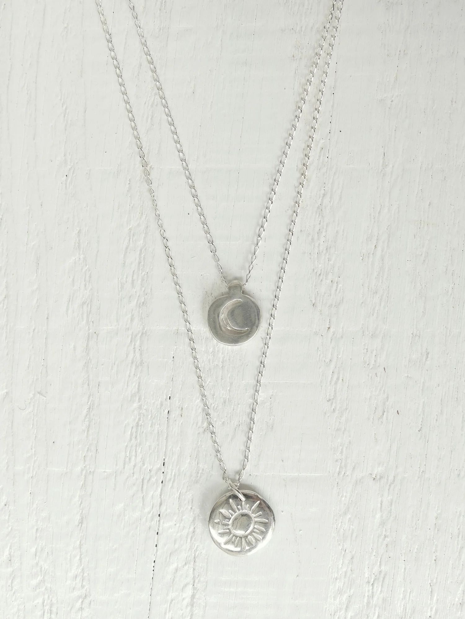 Sun and Moon Silver Set