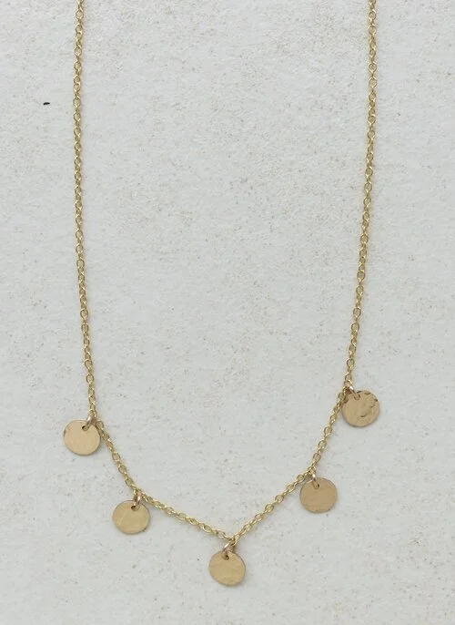 Summer Rain Gold Necklace