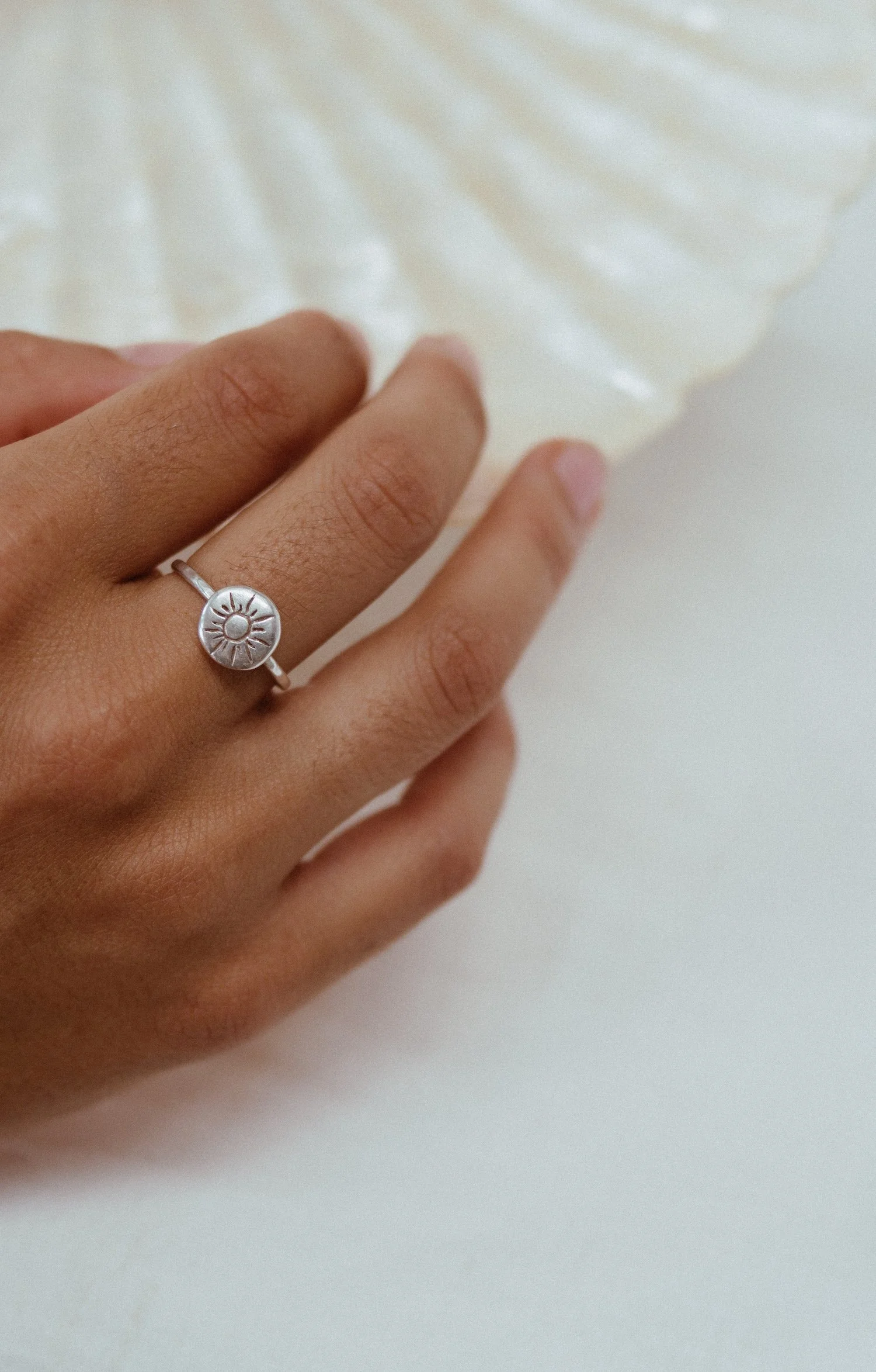 Silver Sunshine Ring