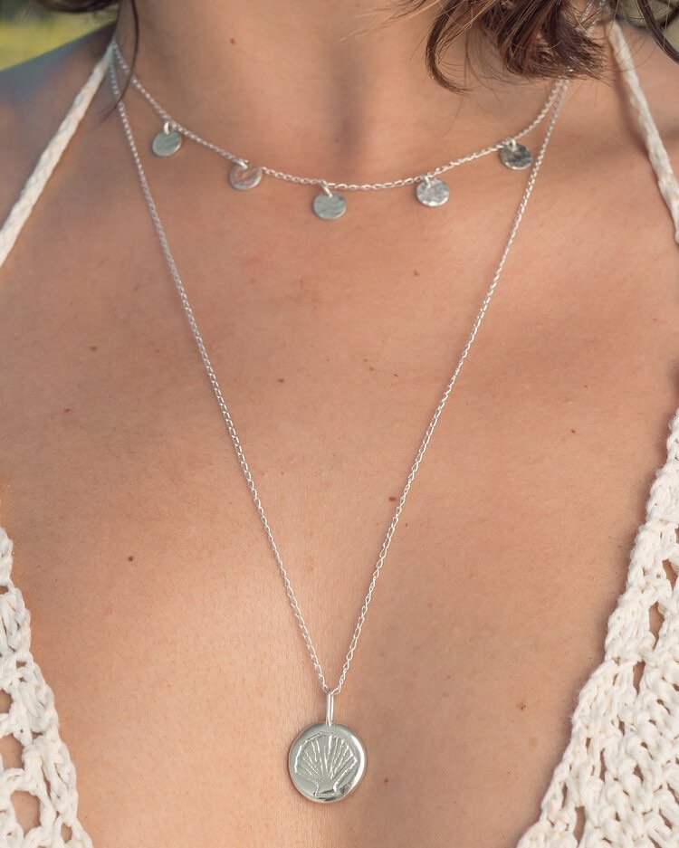 Silver Sea Shell.
We only have a handful of these left.
Made in 100% Recycled &amp; Ethically Sourced Sterling Silver.
Safe for all your ocean adventures.
One for all our mermaid hearts out there 🧜🏼&zwj;♀️

#shellnecklace #silvershell #shelljewelry