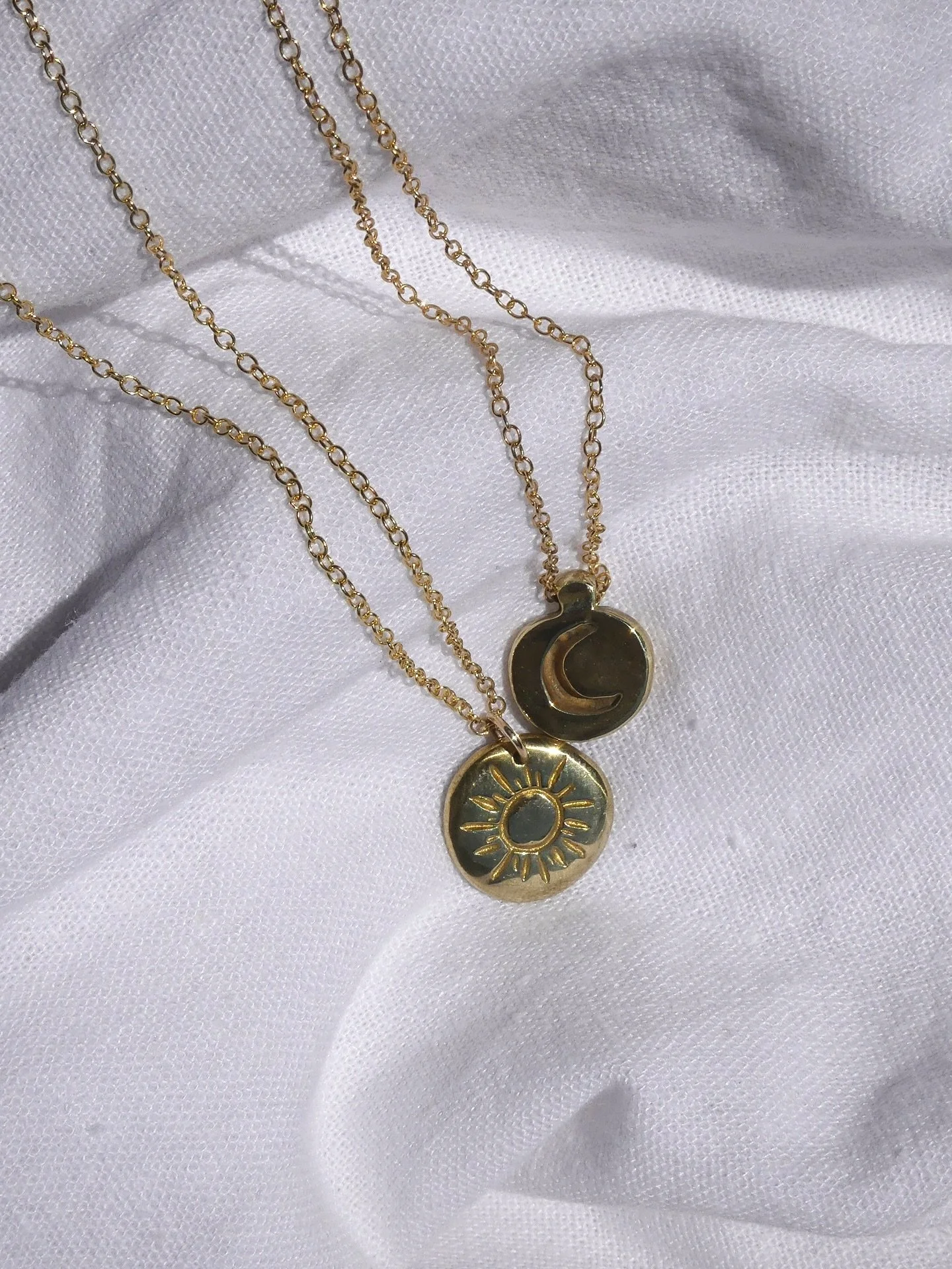 Faves to last the ages 🌞🌙

#sunandmoon #sunnecklace #moonnecklace #sunandmoonnecklace #sunandmoonjewellery #australianmade #sustainablejewellery