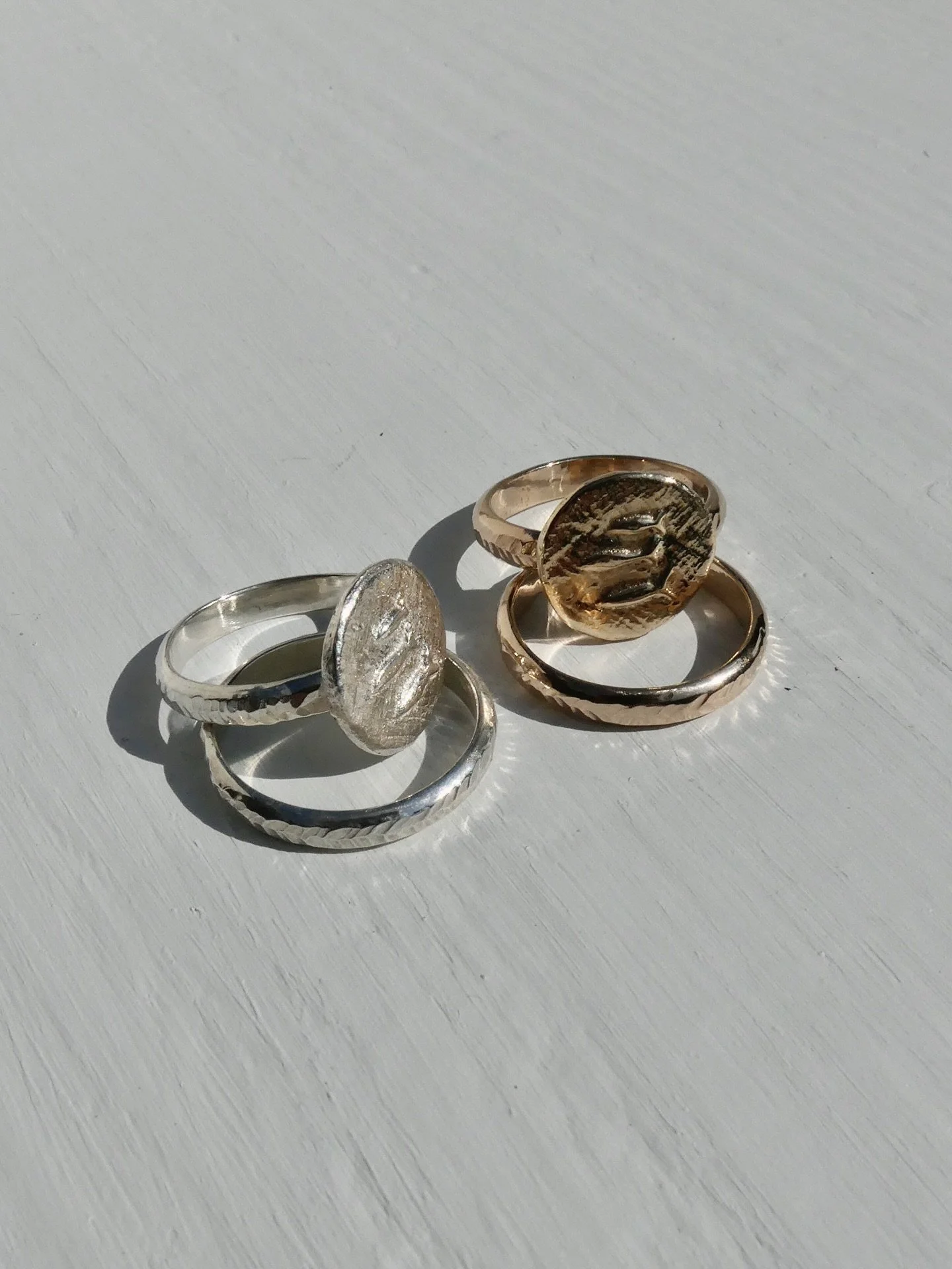 Our latest &lsquo;Little Fish&rsquo; ring is fast becoming a much loved classic. 
And yep, it can be made for guys too! 
I&rsquo;ve had a few enquiries about making it for the fellas.
My poor husband is waiting patiently for his still, but I will mak