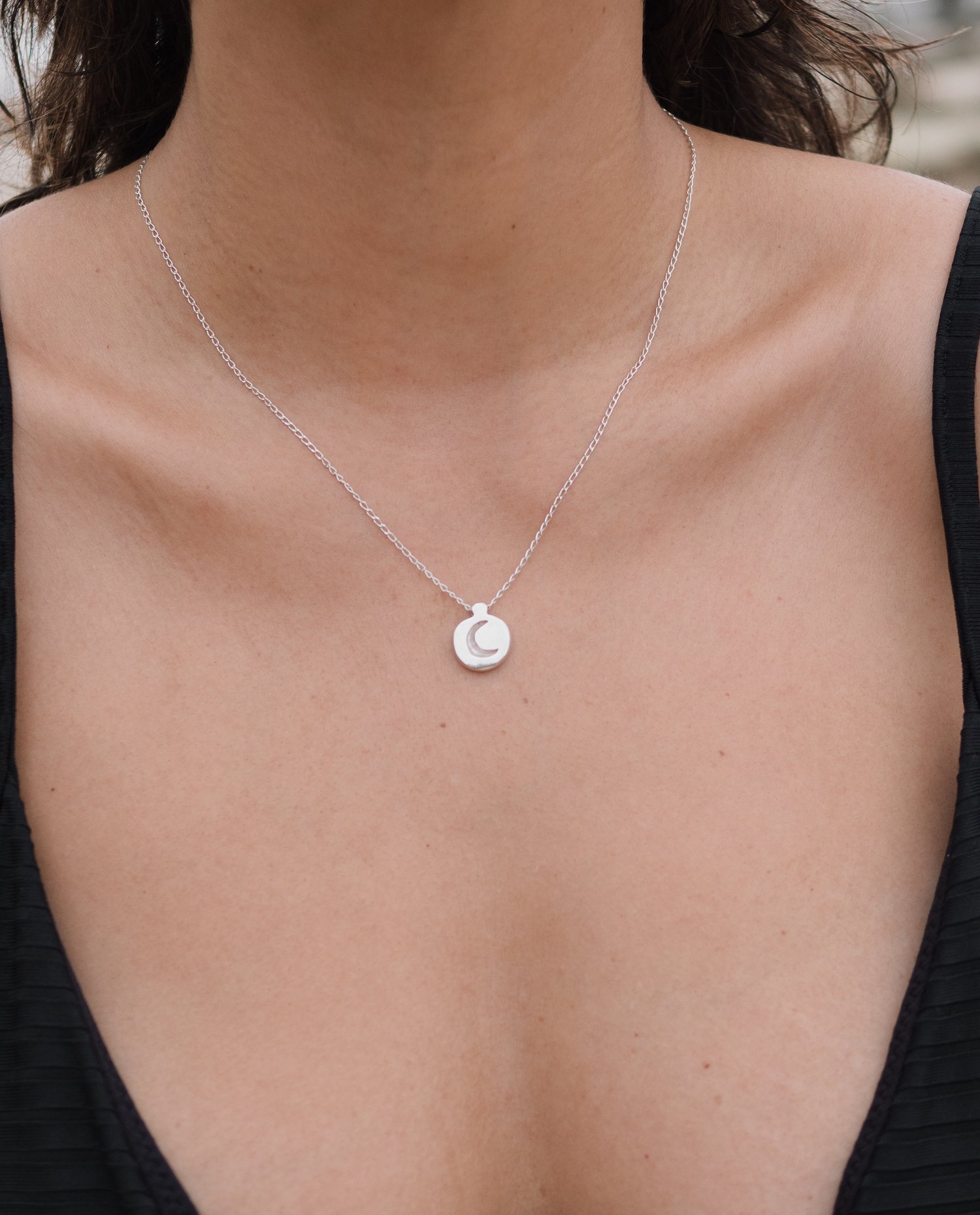 Silver Moon Necklace  from $120