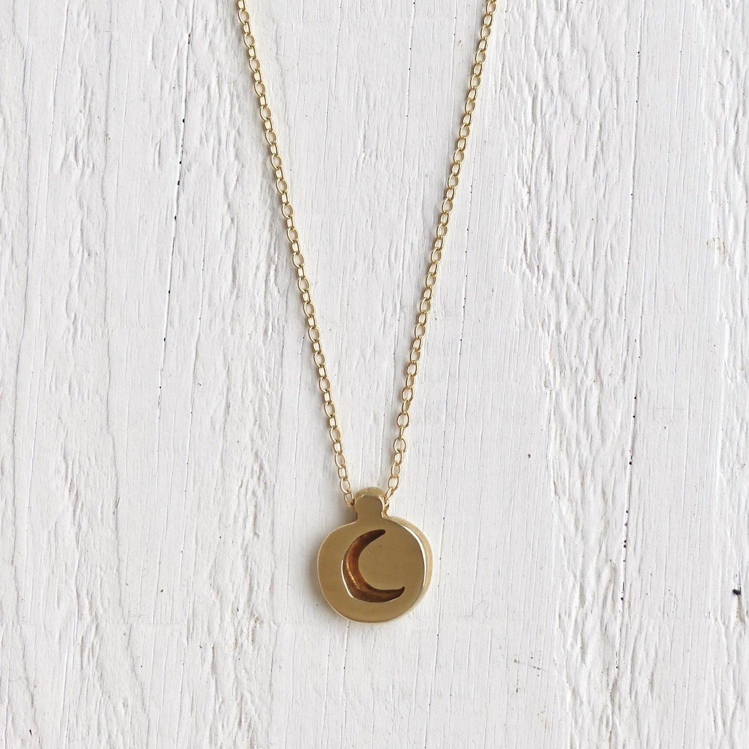 Gold Moon Necklace from $125