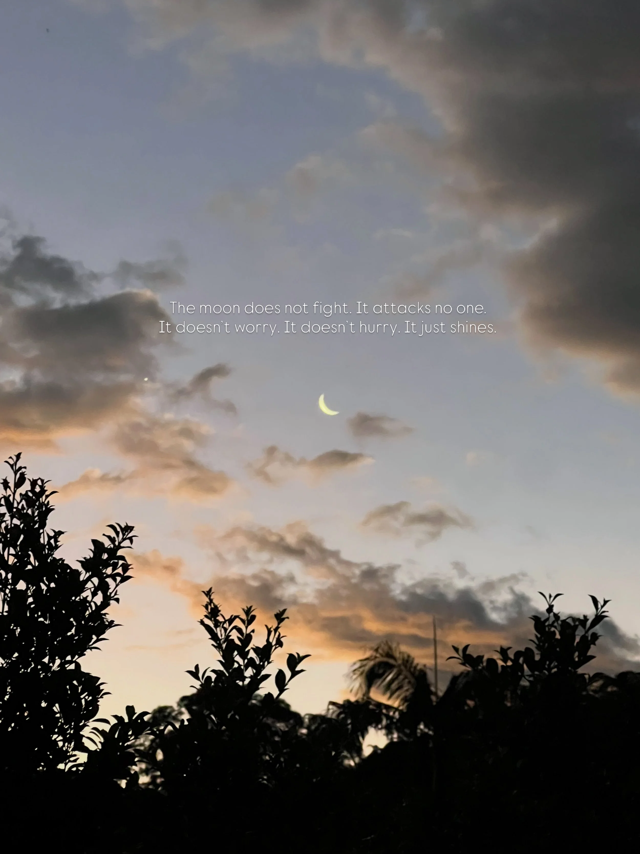 May we all be more like the moon.

#newmoon
