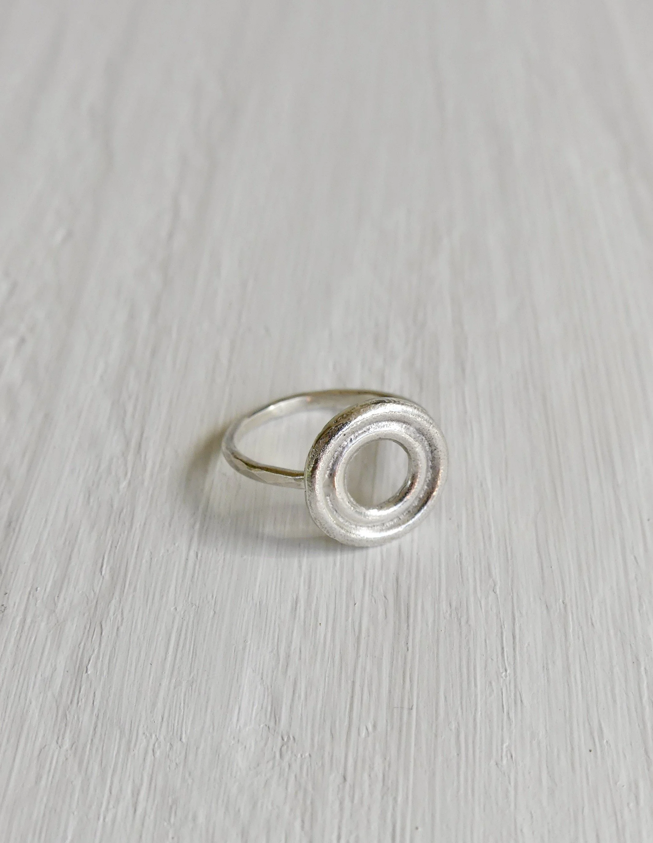 Silver Unity Circle Ring