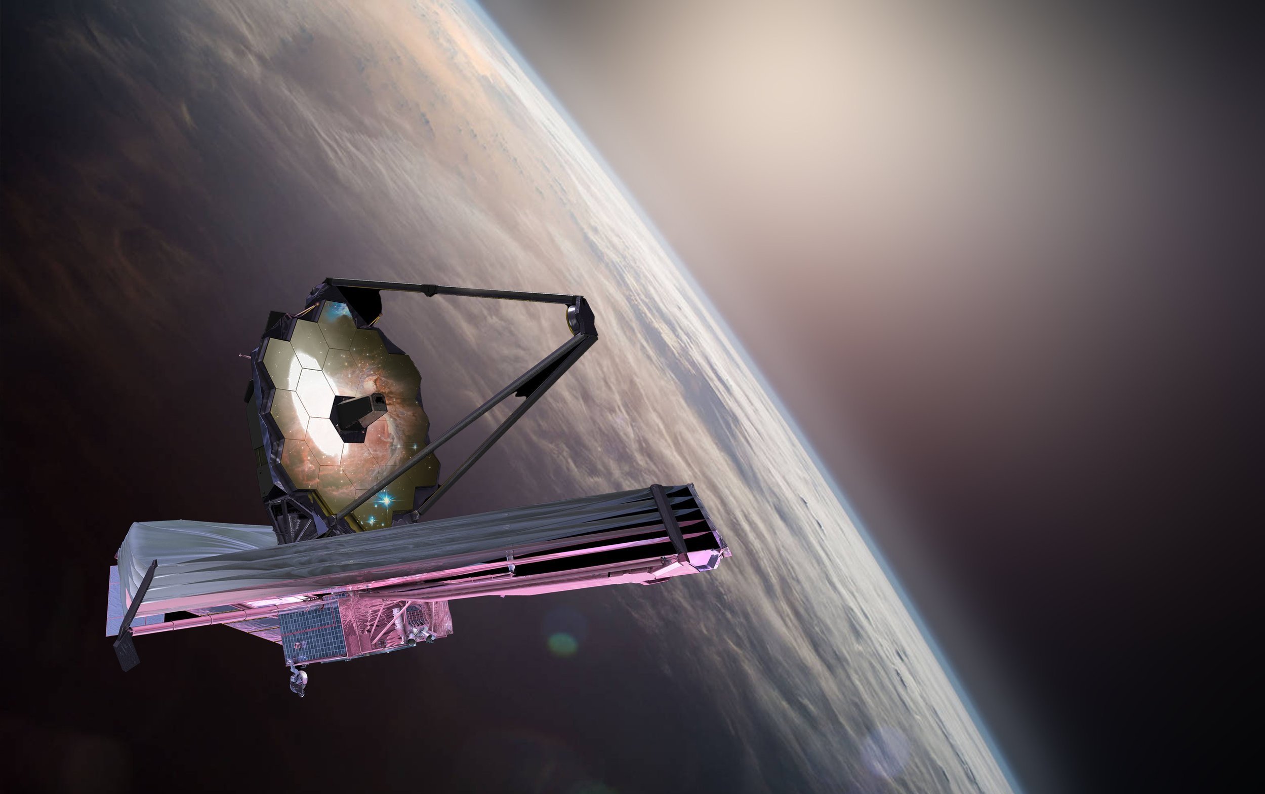 Ausstellung James-Webb-Weltraumteleskop