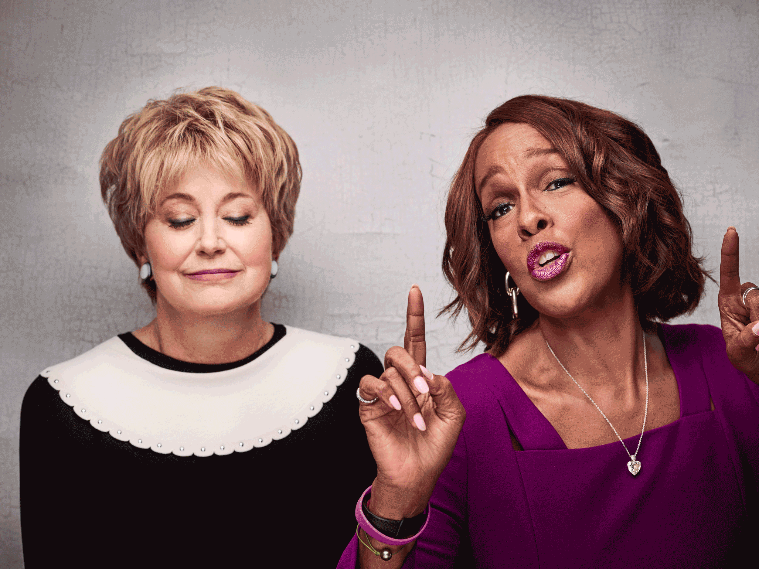JANE PAULEY & GAYLE KING