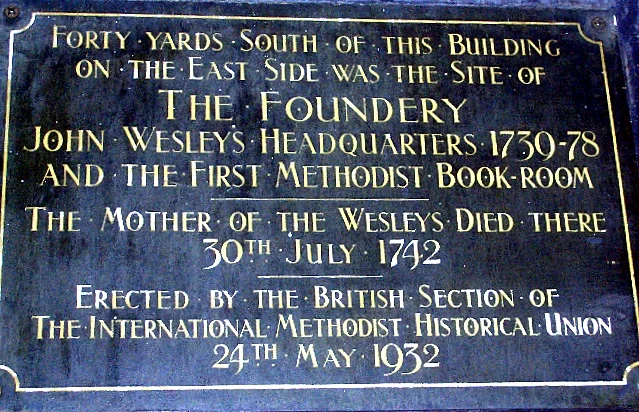 The Foundery, Tabernacle Street, London. Ch.12