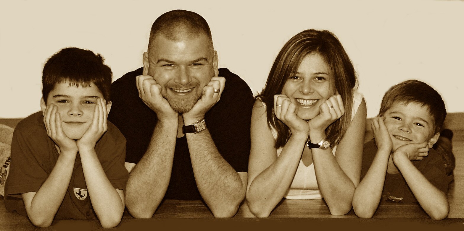 The Heasley family (Ibiza)