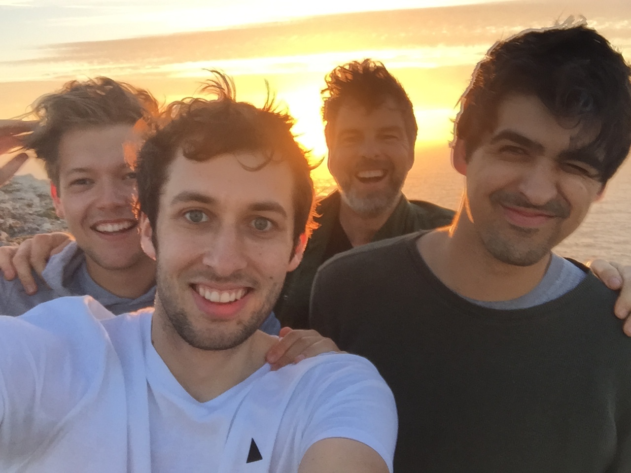 The crew: Jake, Adam, Pete & Nick
