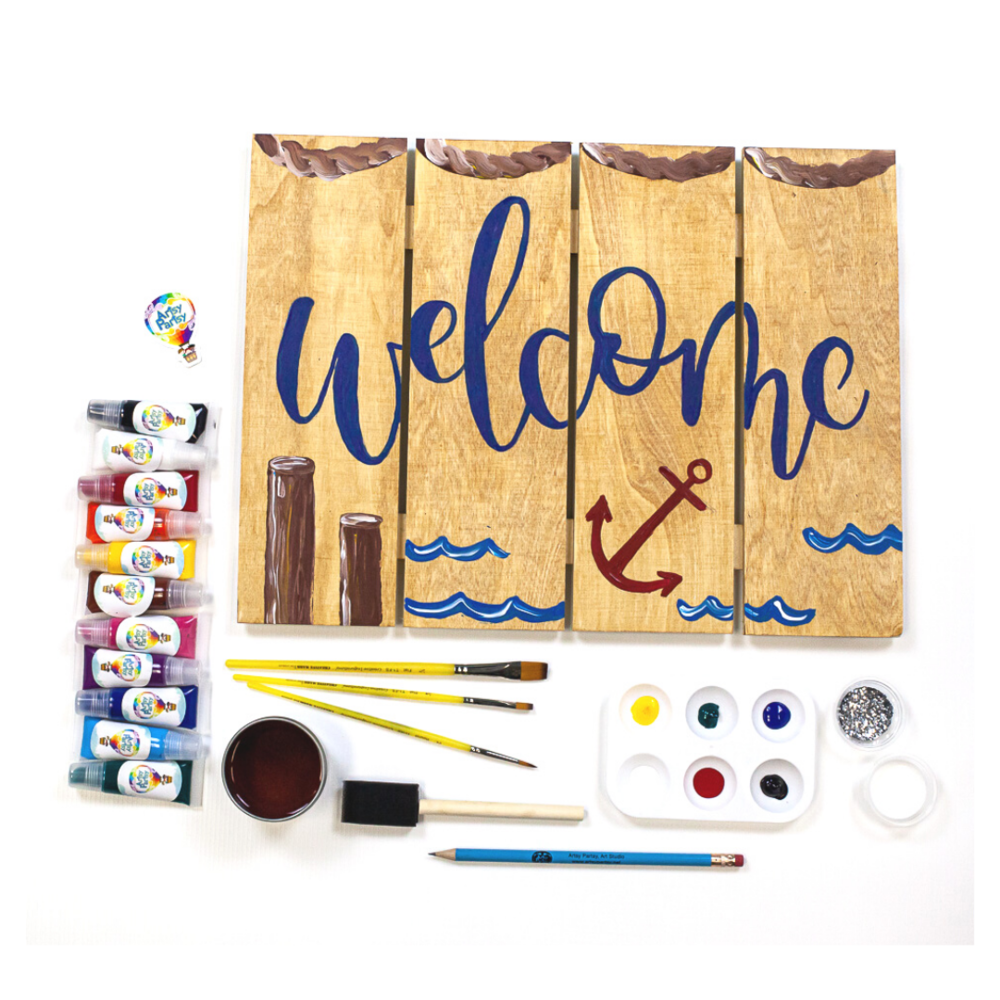 Welcome Sign Art Kit  Anne Arundel Art Studio — Artsy Partsy