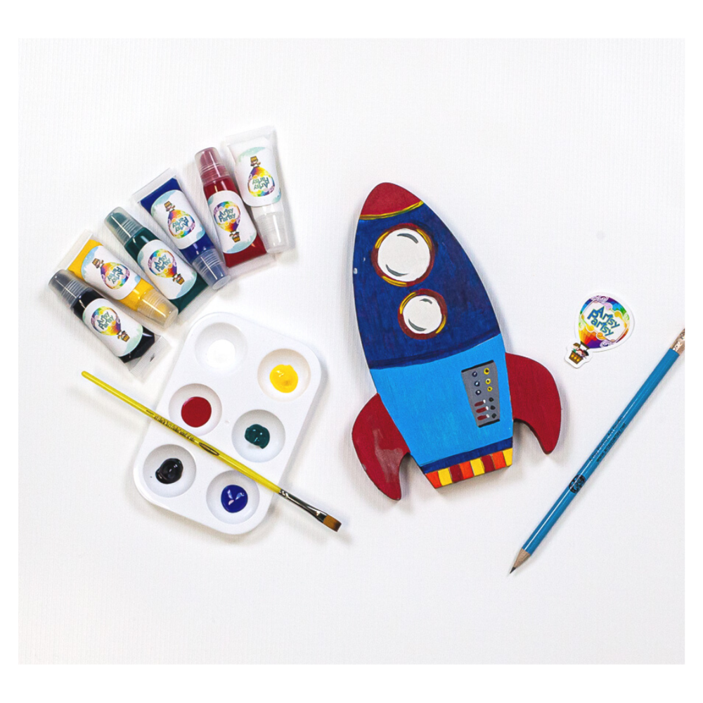Spaceship Paint Kit - Kids Paint Kit - DIY Art Project - Paint at Home -  Kids Crafts - Fun Activity for Kids