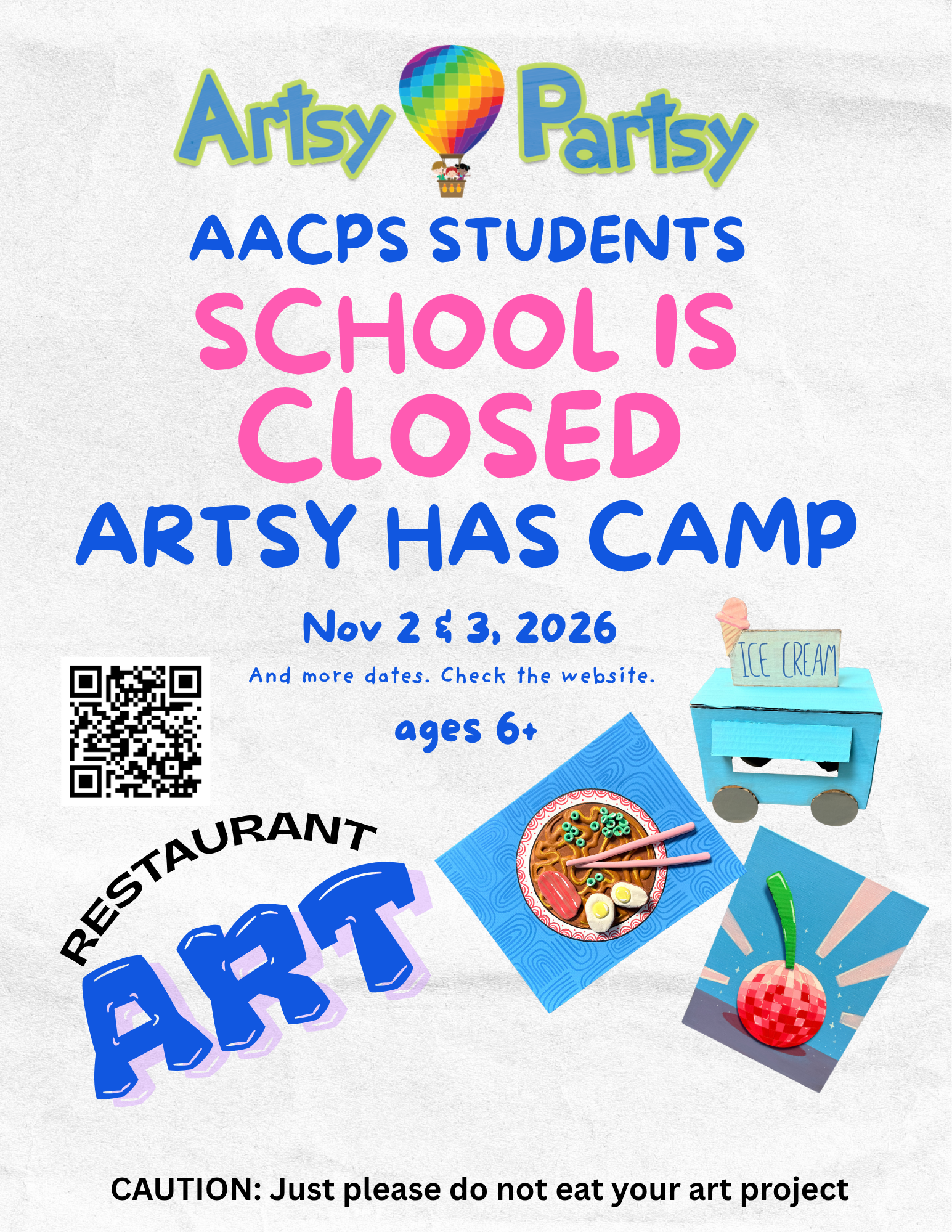 Multicolor Illustrated Art Classes Flyer.png
