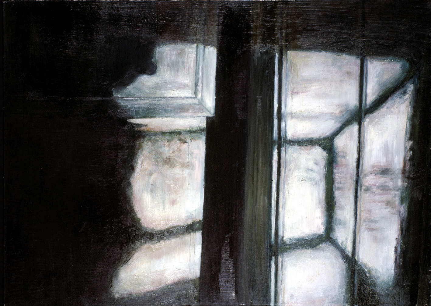 Interior with angles Oil on panel 50 x 70 cm 2002