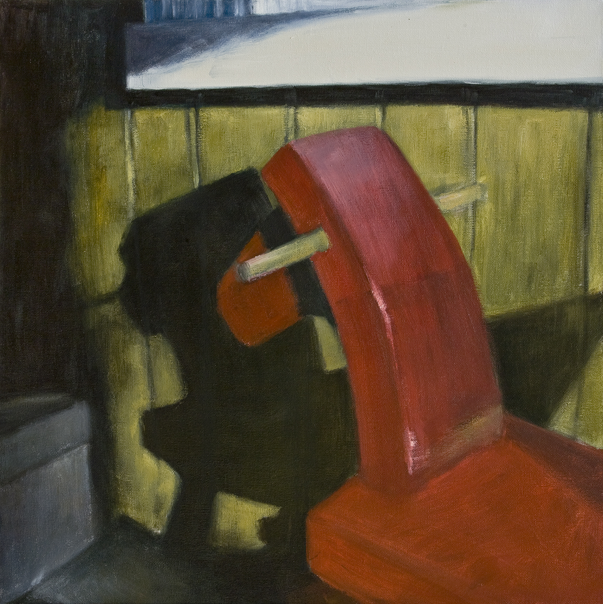   Interior with rocking horse  Oil on canvas 50x50 cm 2006 