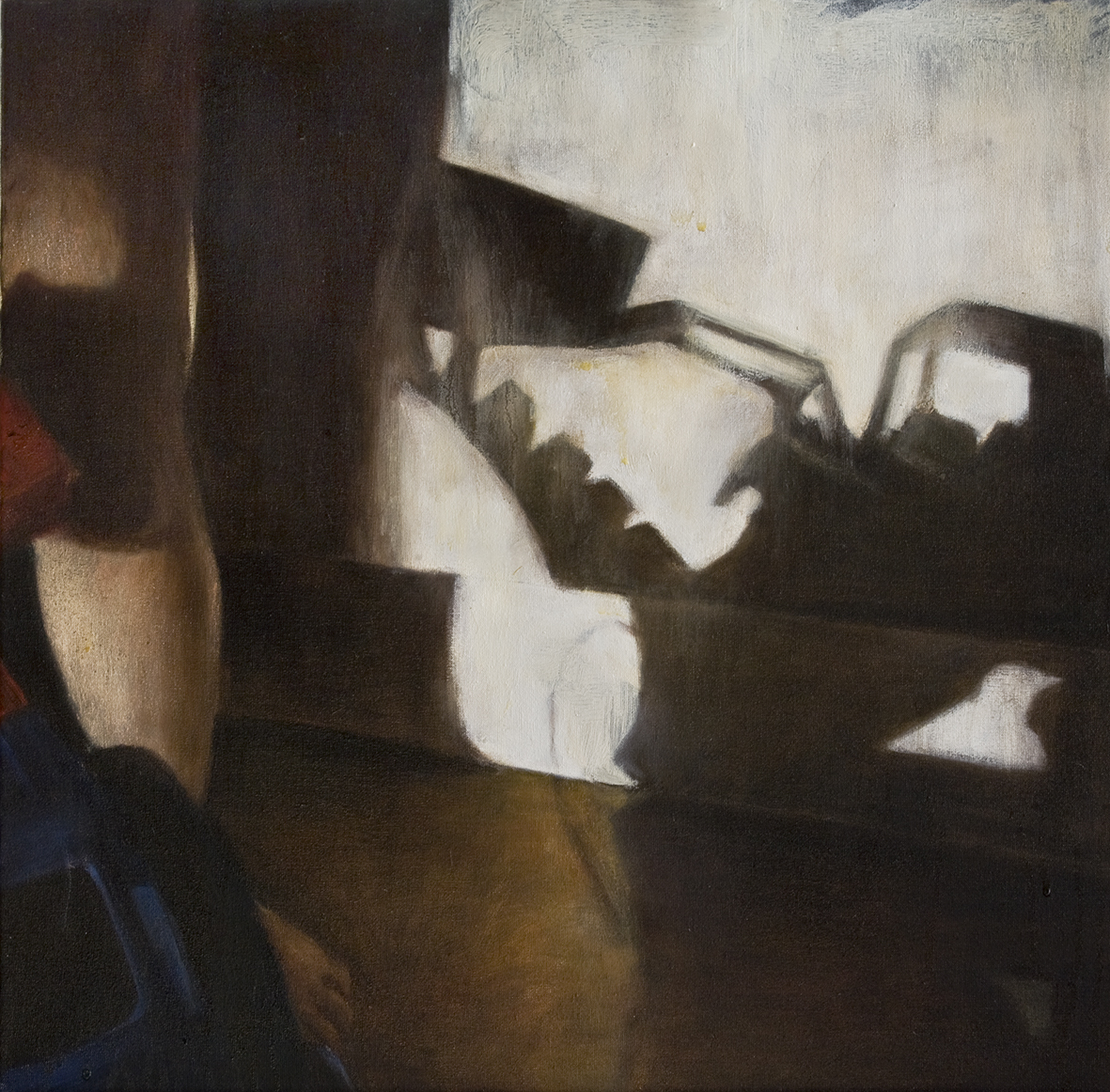 Interior from childrens playroom Oil on canvas 50x50 cm 2007