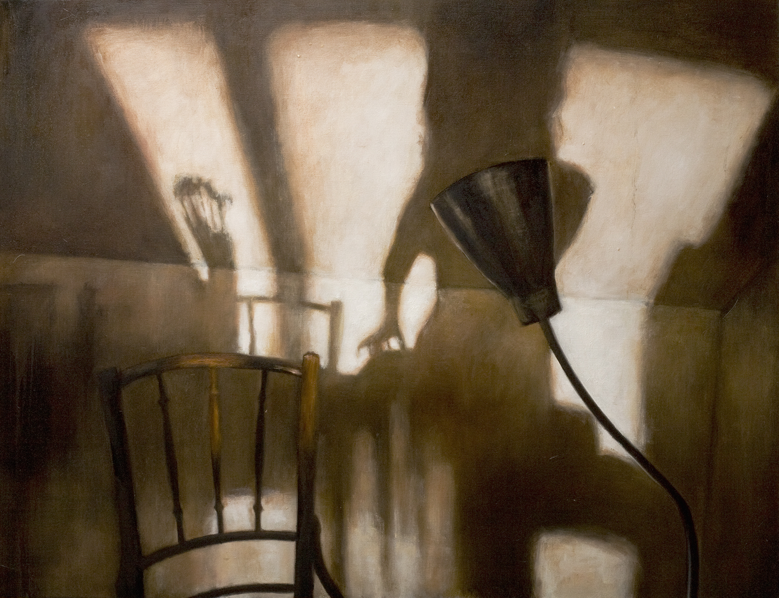   Interior with chair and lamp  Oil on canvas 89 x 116 cm 2007 