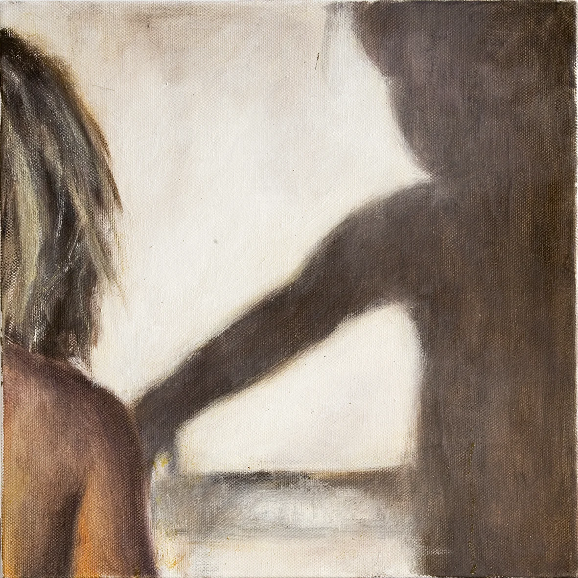 Interior with girl Oil on canvas 30 x 30 cm 2007