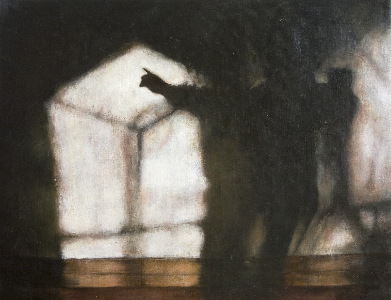   Interior from home II   Oil on canvas 81 x 100 cm 2008  