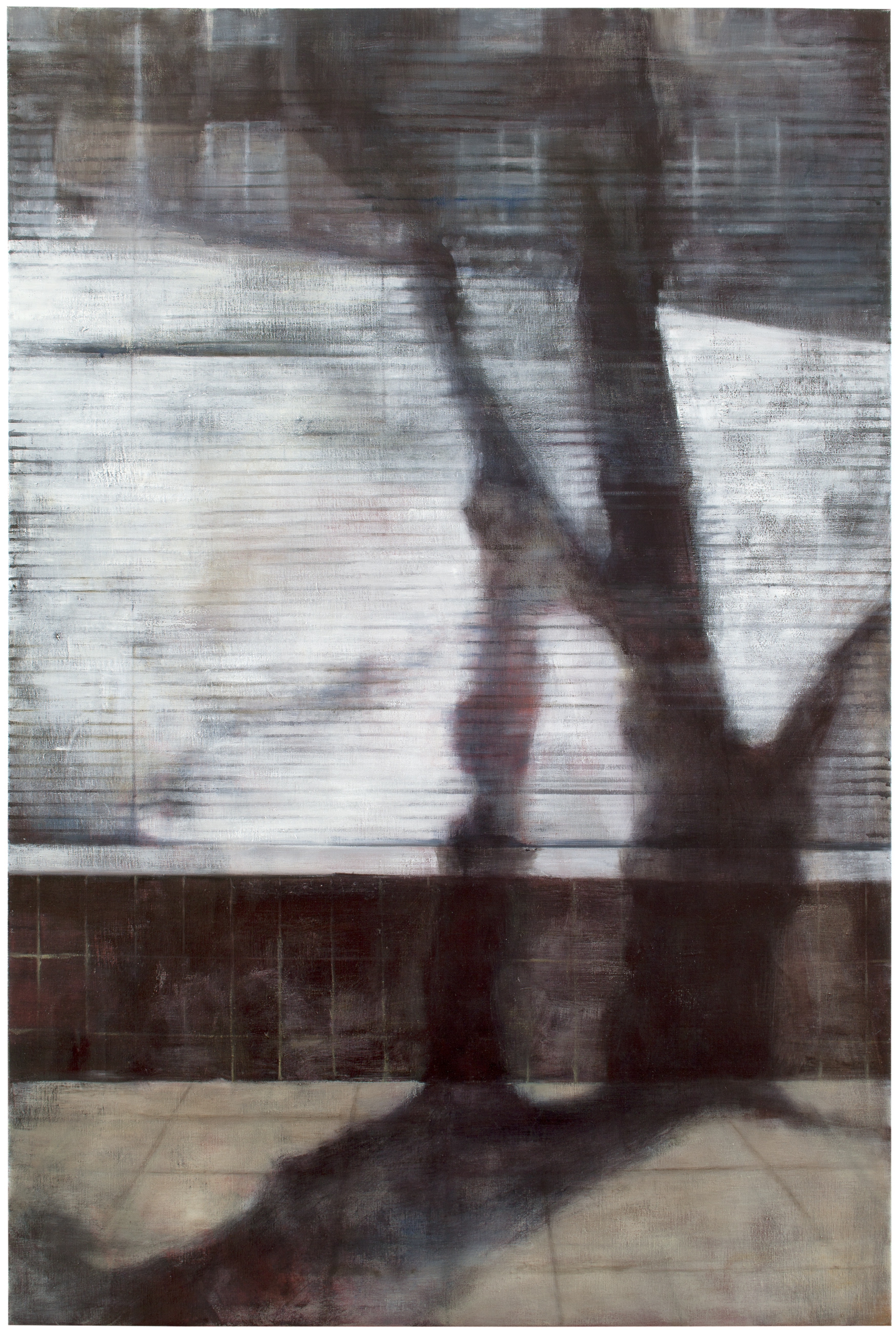   Exterior with blinds II  Oil on canvas 150x100 cm 2011 