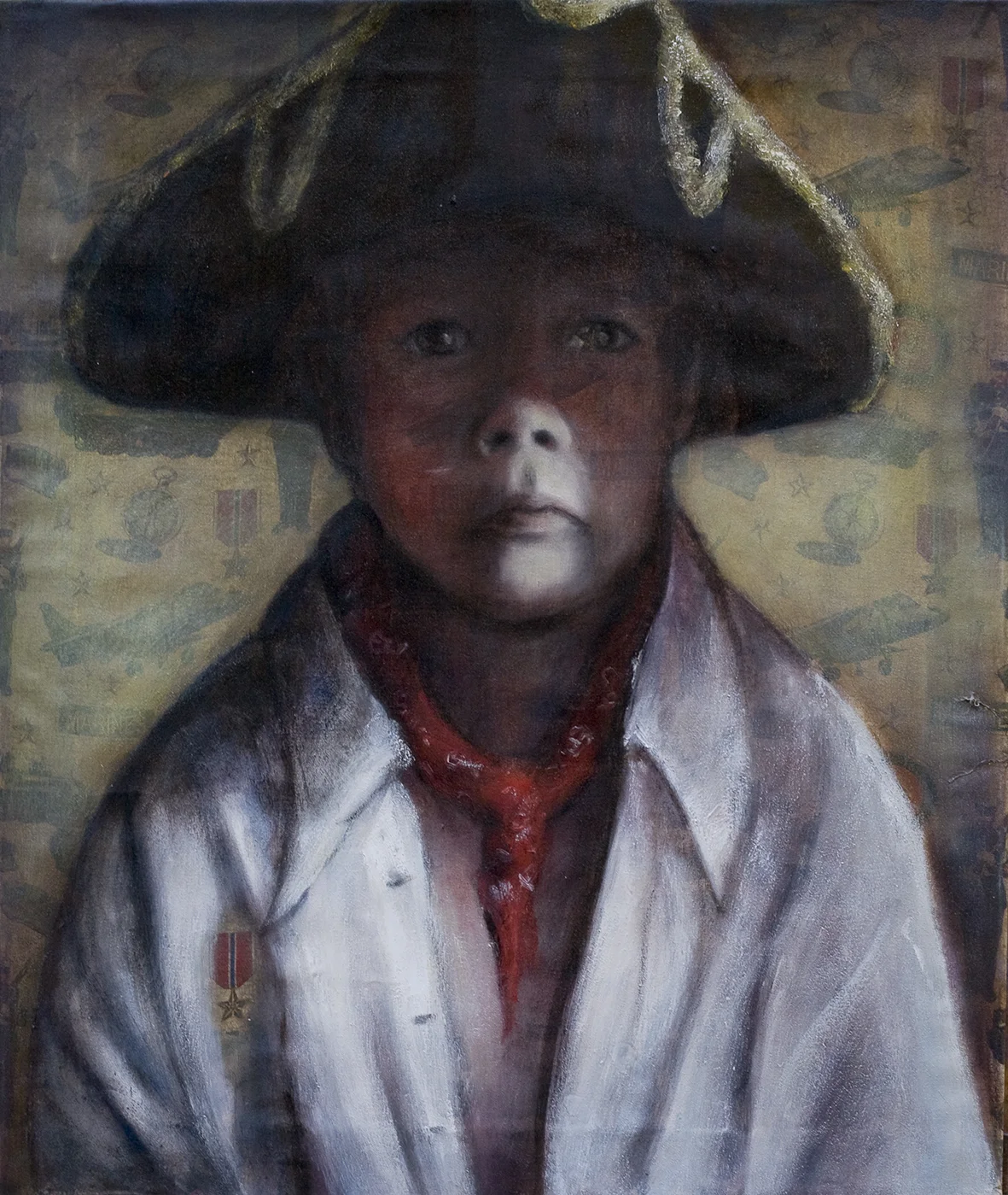 Patriot II Oil on patriots canvas 55x46 cm 2008