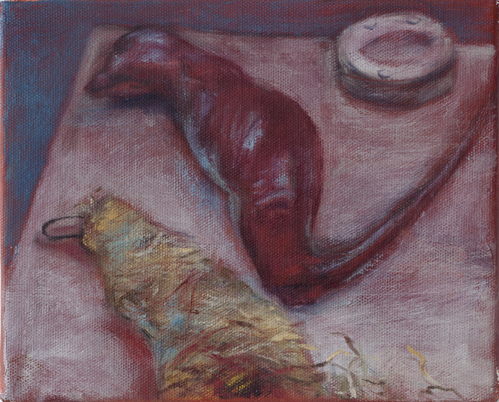 Display (Taxidermy) VIII Acrylic and oil on canvas 22x27 cm 2013