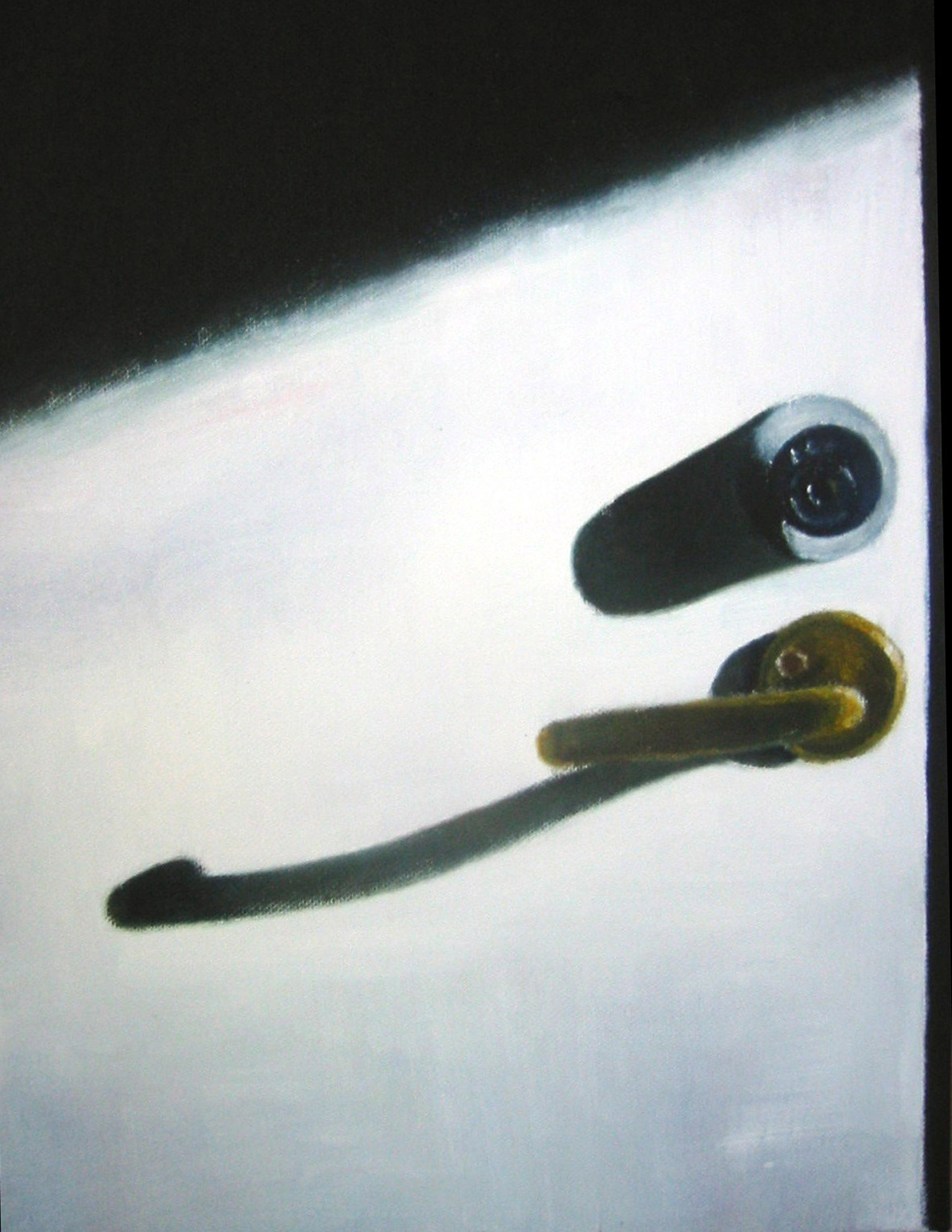   Interior with doorhandle  Oil on canvas 35x27 cm 2005 